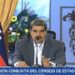 Vídeo; Maduro habla en una reunión del Consejo de Estado de Venezuela