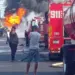 Sistema 9-1-1 reporta dos heridos por explosión de camión de gas en La Vega