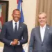 Luis Abinader recibe en el Palacio Nacional al ex beisbolista Alex Rodríguez