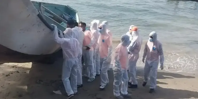 El barco con osamentas hallado en Río San Juan salió de Mauritania