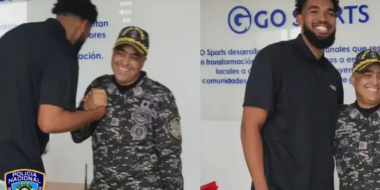 VIDEO | Llega al país la estrella de la NBA Karl-Anthony Towns en Santiago