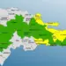 Se mantienen seis provincias en alerta amarilla y trece en verde por posibles inundaciones