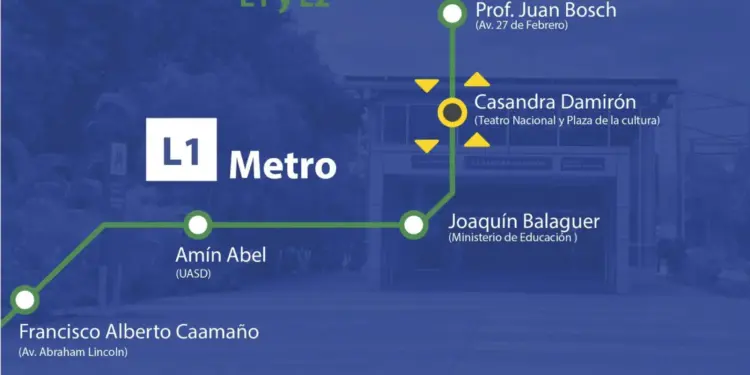 Estación Casandra Damirón estará fuera de servicio durante toma de posesión de Abinader