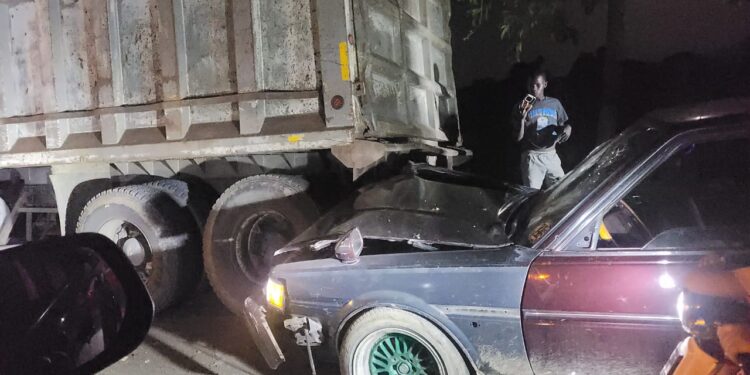 Vídeo; Varios heridos y lesionados por choque entre carro y camión en Dajabón