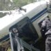 Dos heridos al caer un helicóptero en Monción