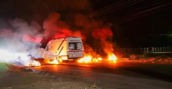 Se registran varias protestan en locaciones de Puerto Plata por los apagones