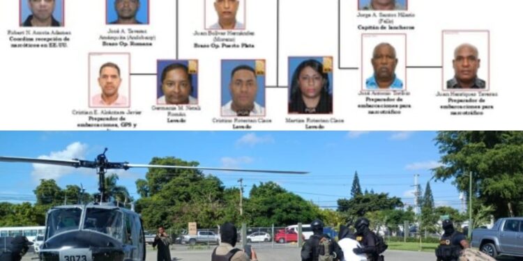 Prisión preventiva a 8 de los 10 imputados en operación Búfalo NK, la mayoría residen en Puerto Plata