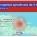 Terremoto de magnitud 4.7 se registra en Pimentel, RD