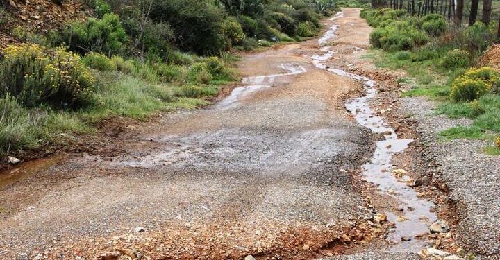 Campesinos cordillera septentrional a marchar por caminos vecinales