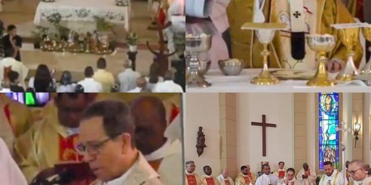 Conmemoran en La Isabela Histórica los 529 años de la primera misa católica en América; inician Año Jubilar