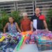 Comunicador Carlos Bueno entrega juguetes y golosinas durante compartir con niños del municipio Partido Dajabón