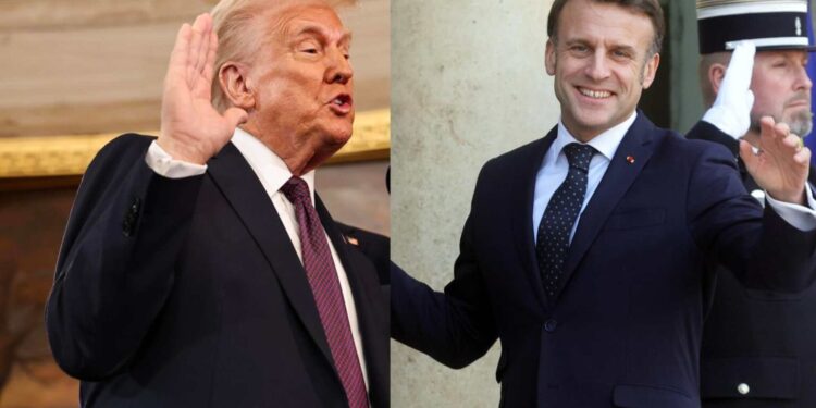 Trump y Macron tuvieron una llamada “amistosa” antes de la reunión de líderes europeos