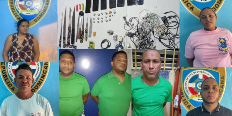 Desmantelan red criminal dedicada a extorsión y estafas en Puerto Plata