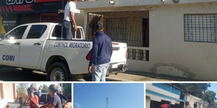 Control migratorio interdictó  extranjeros indocumentados hasta en los techos de viviendas en Dajabón