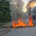 Seis comunidades protestan por reivindicaciones en las provincias Montecristi y Dajabón