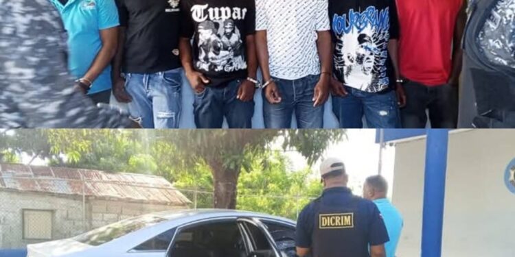 Detienen grupo de haitianos ilegales en Sabaneta de Yásica eran transportados en un automóvil