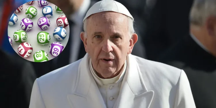 Hombre ganó la lotería gracias al papa Francisco
