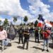 Cientos de manifestantes reclaman frente al Palacio Nacional el fin de la inmigración haitiana
