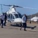 Administrador Banco de reservas Samuel Pereyra llega en helicóptero a Montecristi para el velatorio de gobernada Nelsy Cruz; Hay 62 cuerpos en Inacif y 155 traslados, dice el COE
