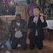 Empresario Takeshi Mukai, alcalde y comunitarios piden de rodillas al presidente construcción de carretera río Limpio restauración