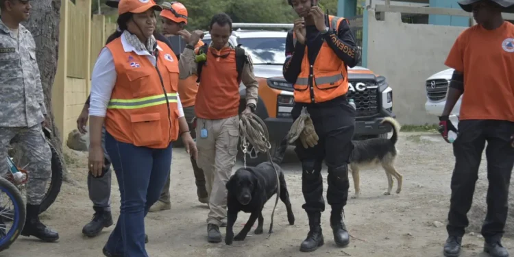 Unidades caninas y drones se suman a la búsqueda de niño desaparecido en Jarabacoa