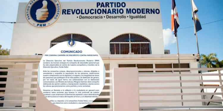 PRM condena campaña de descrédito contra Faride Raful