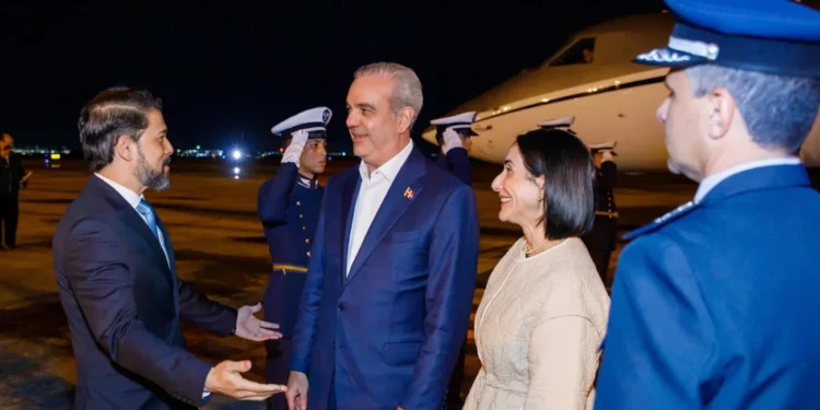 Abinader llegó la noche de este jueves a Brasil en la última parte de su viaje, iniciado en Europa