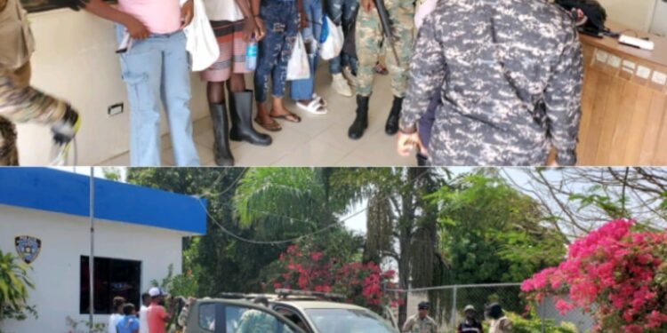 El ejército detiene varios indocumentados durante operativo en comunidades Puerto Plata