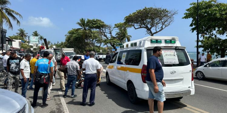 Varios heridos por accidentes de tránsito en localidades de Puerto Plata