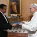 Embajador Víctor Suárez presenta cartas credenciales ante la Santa Sede