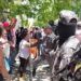 En Manzanillo se quejan fuerzas policiales impidieron que les llevaran un mensaje sobre desalojo al presidente Abinader