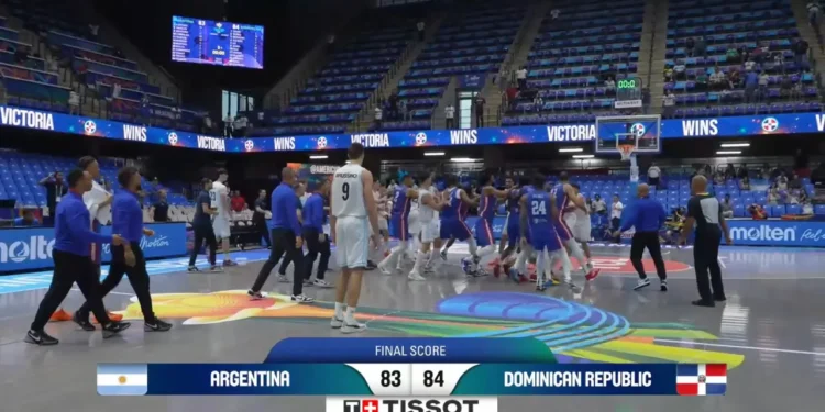 Con pelea al cierre, RD le gana a Argentina en la AmeriCup 2025