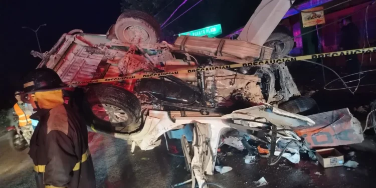 Tres muertos y cinco heridos en accidente en la avenida Hispanoamericana, Santiago