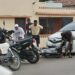 Se produce triple choque entre vehículo y motores  frente a farmacia en Dajabón 