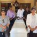 Comunicadores rindieron guardia de honor ante el féretro del periodista Pedro Ureña fallecido en Montecristi