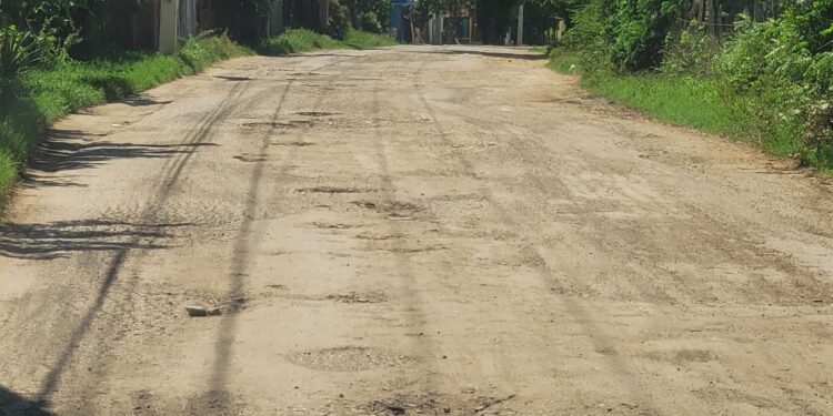 Denuncian mal estado de calles y carretera principal en la Vigía Dajabón