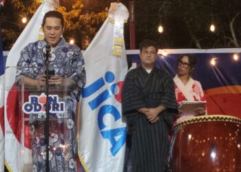 JICA presentan festival ¨BON ODORI¨, en honor  a la cultura japonesa en la colona la Vigía Dajabón