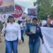 Salud Pública realiza caminata en El Pino para concientizar sobre los accidentes de tránsito