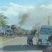 Violenta protesta en Proyecto la Cruz Manzanillo por derribo de casa a campesinos 