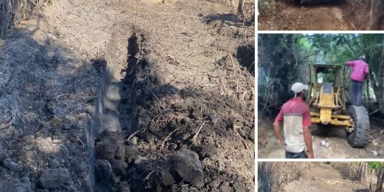 La DGDF interviene carretera en mal estado en comunidad de Dajabón  