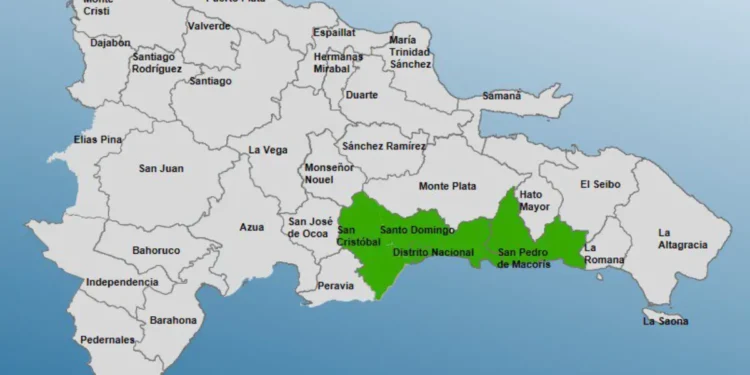 Cuatro zonas en alerta verde por lluvias de fin de año