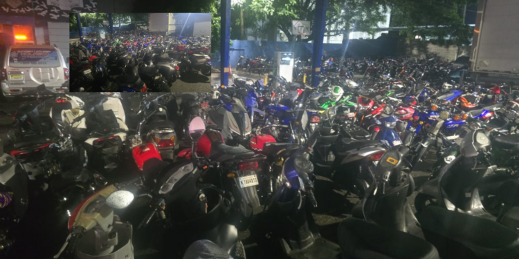 La Policía retiene cientos de motocicletas en Puerto Plata por alterar la paz de la población