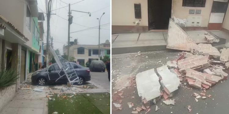 PERU: Sismo de 6 grados causa heridos leves y daña viviendas