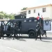 Abinader y ministro de Defensa presentan primer vehículo blindado ensamblado en RD