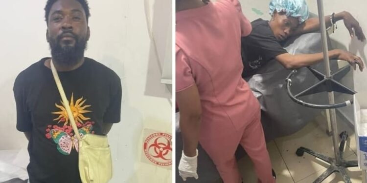 Migración detuvo y entrega a la policía haitiano hirió mujer de su nacional en Dajabón