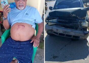 Accidente deja una persona lesionada en carretera de Montecristi