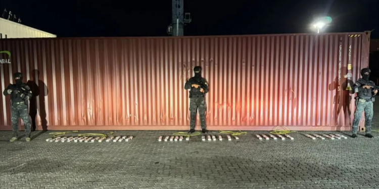 DNCD ocupa 69 paquetes de cocaína en el puerto Caucedo
