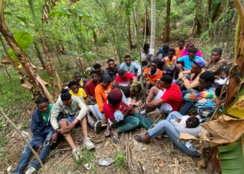 Interceptan grupo de 30 haitianos indocumentados en zona montañosa de Guayubín