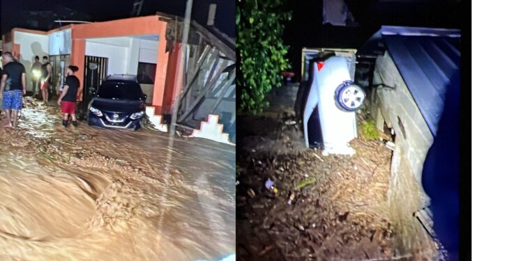 Lluvias desbordan río y anegan comunidades Gaspar Hernández