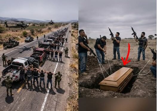 Intentan funeral de ¨el Mencho¨; la marina interceptó convoy hacia el entierro secreto